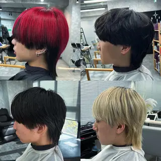 ミディアム カラー メンズ メンズパーマ特化 🔥韓国ヘア職人🔥のヘアスタイル