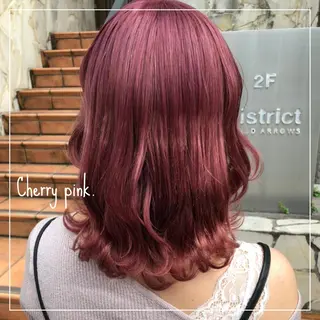 セミロング カラー ヘアアレンジ 💕ブリーチ/ヘアメ 🎀YUUKAのヘアスタイル