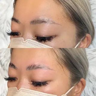 アイブロウ Mizuliネイル 眉毛メイクのサロンのネイルデザイン