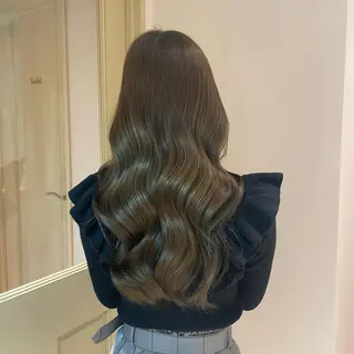 ロング マホ/日吉/髪質改善 /レイヤー/ガーリーのヘアスタイル