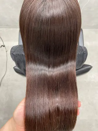 ロング カラー すぐ巻ける縮毛矯正 🍀勝倉　麗のヘアスタイル