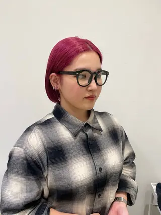 ショート カラー 薬院浄水通/ショート /ボブ/rukaのヘアスタイル