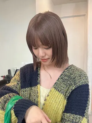 カラー 🌿似合わせブリーチ 松本朋幸🌿のヘアスタイル