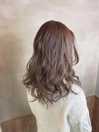 セミロング カラー パーマ ナナシ所属・✨髪質改善/縮毛矯正 木村和司✨のヘアスタイル