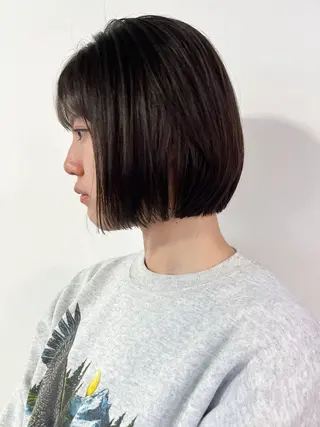 ショート ボブ×縮毛矯正 ryotaのヘアスタイル