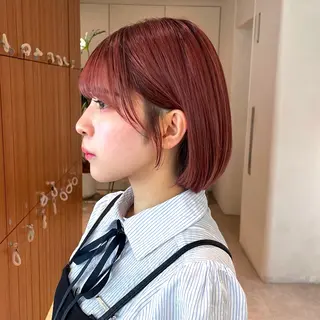 ミディアム カラー 新宿/韓国ボブ/ レイヤーボブしょうごのヘアスタイル