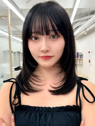 セミロング ショート/ボブ/ 白髪ぼかし/しんやのヘアスタイル