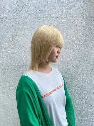 ミディアム 清家 浩貴のヘアスタイル