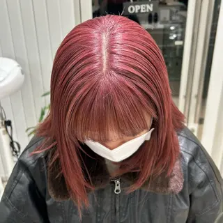 ミディアム カラー 透明感/ベージュ /kazui🐈のヘアスタイル