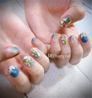 ネイル 北浦和 自爪育成ケアのネイルデザイン