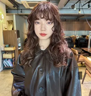 パーマ Aura所属・丸山 心 / 艶カラーのヘアスタイル