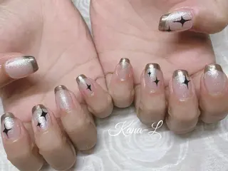 カラー ネイル 芦辺 香奈のネイルデザイン