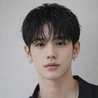 メンズ 表参道フェザーパーマ ニュアンスパーマのヘアスタイル