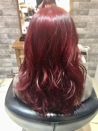 ミディアム 所渉/韓国レイヤー /ウルフカットのヘアスタイル