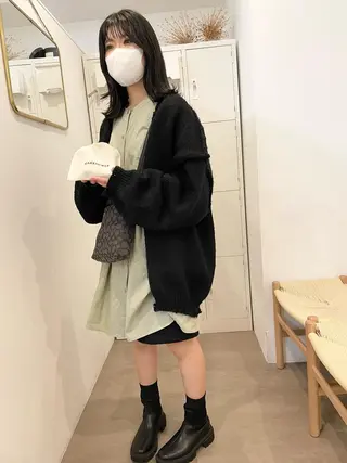 ミディアム カラー 佐藤 永夏のヘアスタイル