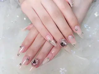 ネイル H3 Nail Tsuki🦋💙のネイルデザイン