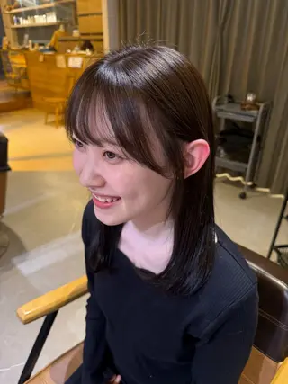 セミロング DEUCE hair /ヒハルのヘアスタイル