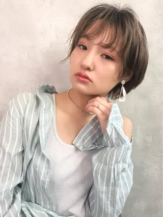 ショート fit stand /HIIRAGIのヘアスタイル
