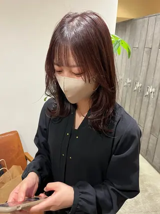 ミディアム 梅田美容室/カット /Maoのヘアスタイル