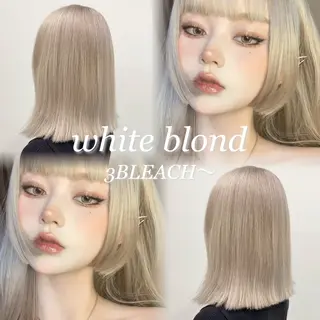 ロング カラー ハイトーン/ダブルカ ラー/RINKA🎀のヘアスタイル