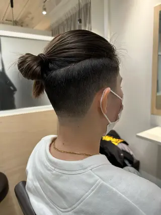 ショート メンズ Mayo/ダブルカラ メンズカット/カラーのヘアスタイル