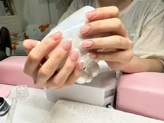 ネイル 長さだし専門店）H‘ami nailsalon新大久保所属・金子 希のネイルデザイン