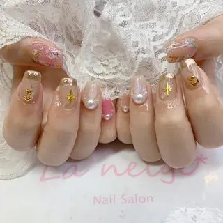 ネイル La neige* yuki 🥯🍑のネイルデザイン