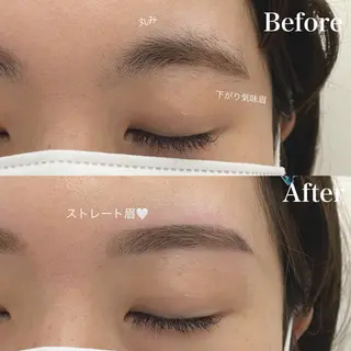 メンズ マツエク・マツパ アイブロウ アイブロウリスト 長井のマツエク・マツパデザイン