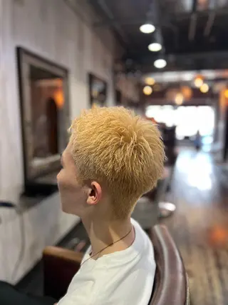 ショート HAIR SALON M Fe's 池袋所属・✨️メンズパーマ✨️ 水村 啓人のヘアスタイル