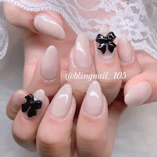 ネイル 23時まで❤︎韓国、 ワンホンネイルのネイルデザイン