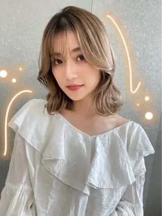 カラー Lond charme所属・カット縮毛モデル募集 hina🪐˚✧₊⁎のヘアスタイル