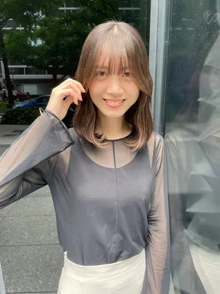 セミロング Lond strada所属・💎韓国レイヤー/ 髪質改善💎武村侑哉のヘアスタイル