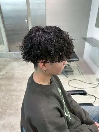 パーマ メンズ fifth天神メンズ パーマ特化／内山遥斗のヘアスタイル