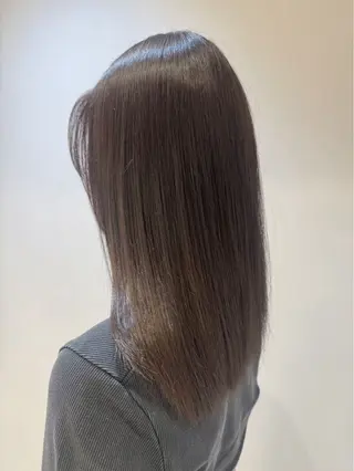 セミロング パーマ Ash桜木町🐶 勝島 翔のヘアスタイル