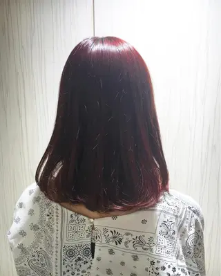 ミディアム セミロング カラー ヘアアレンジ ✨艶髪✨透明感✨ 山内大樹のヘアスタイル