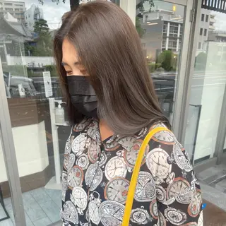 セミロング カラー 高橋 みく/ minim 暖色のヘアスタイル