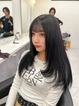 ロング カラー 韓国レイヤーカット /REIのヘアスタイル