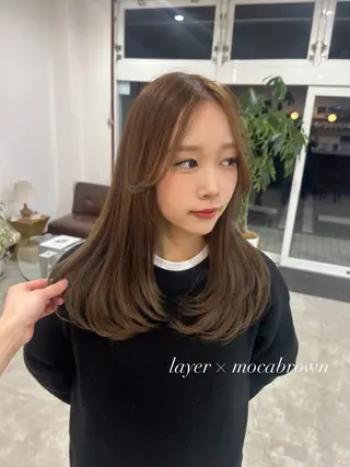 ロング Lifeis...Pleasure所属・平岡 亜友菜のヘアスタイル