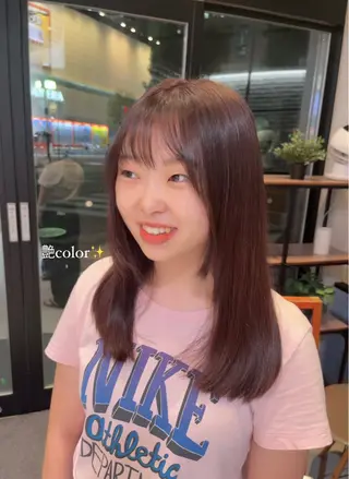 ロング カラー ヘアアレンジ yuuri🎀/大宮 /韓国ヘア/レイヤーのヘアスタイル