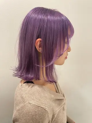 ショート カラー ハイトーン/ウルフ /小澤凌祐🦕のヘアスタイル