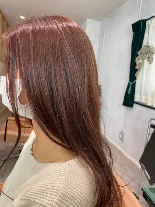 ロング 大久保 優香のヘアスタイル