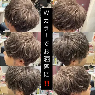 ショート カラー メンズ hair salonJEWEL所属・✨jewel✨ naokiのヘアスタイル