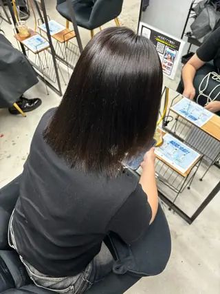 ミディアム 札幌パーマ 髪質改善/後藤海音のヘアスタイル