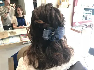 ミディアム ヘアアレンジ メンズ指名多数!! SiLO 田島のヘアスタイル