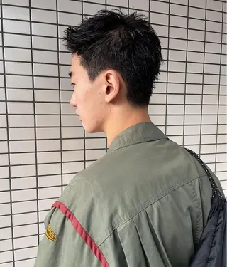 ショート パーマ メンズ tete nico所属・似合わせ/ヘアカラー nanami🌸のヘアスタイル