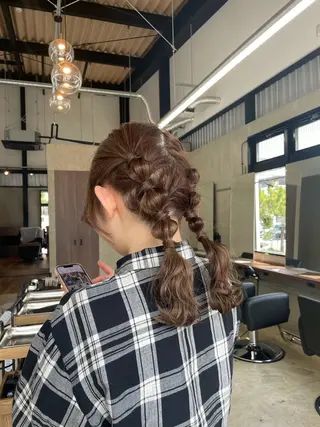 ロング 沖縄/ヘアアレンジ /ナカノのヘアスタイル