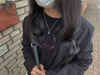 ミディアム カラー 高月 瞭のヘアスタイル