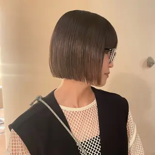ショート 平尾/薬院*北谷治子 *艶髪レイヤーカットのヘアスタイル