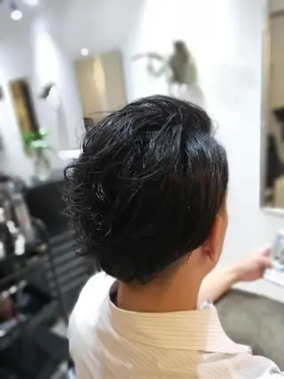 メンズ パーマ 北林 弘展のヘアスタイル