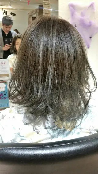 ミディアム カラー ショート 【髪質改善美容師】t occa茨木篠原健太のヘアスタイル